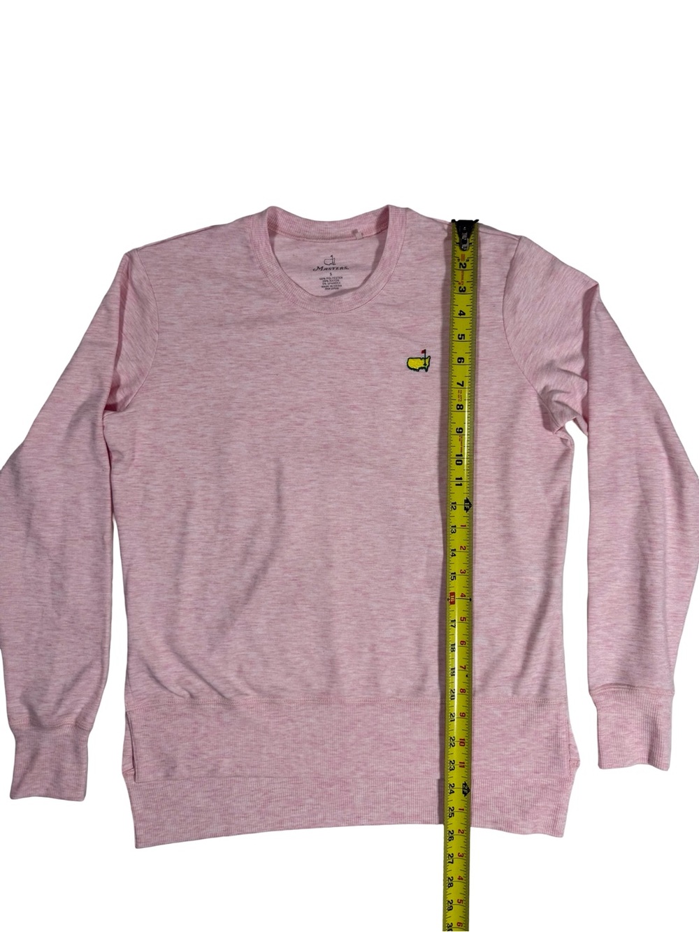 Masters Augusta National Pink Heather Crewneck Pullover Sweatshirt Preppy Small - Picture 3 of 8